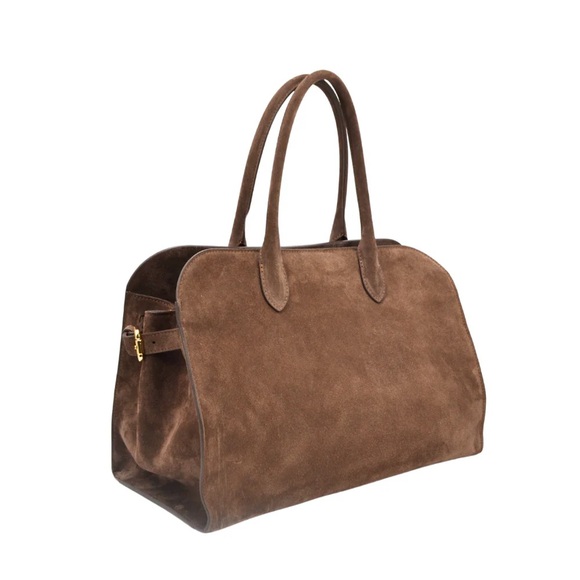 Claudia Firenze Handbags - VIRAL Claudia Firenze Brown Suede Tote Bag